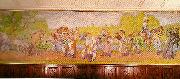 Carl Larsson ute blaser sommarvind Spain oil painting artist